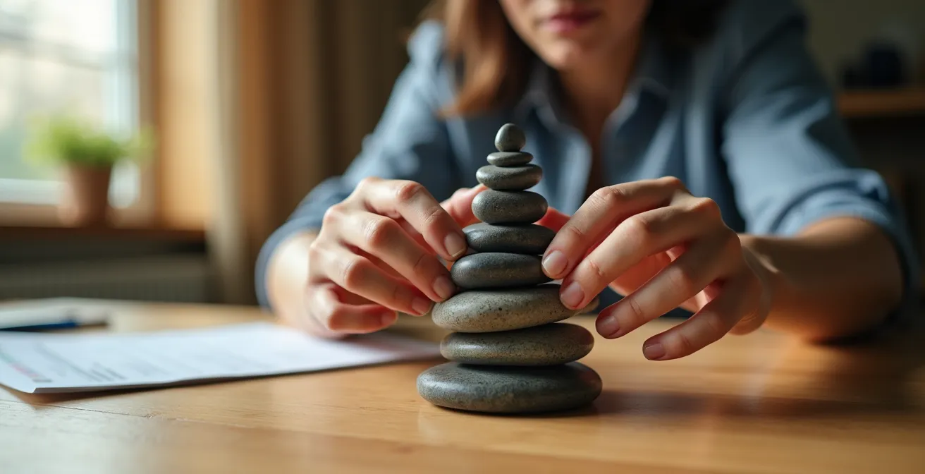 Pyramide de sécurité financière avec prévoyance et épargne